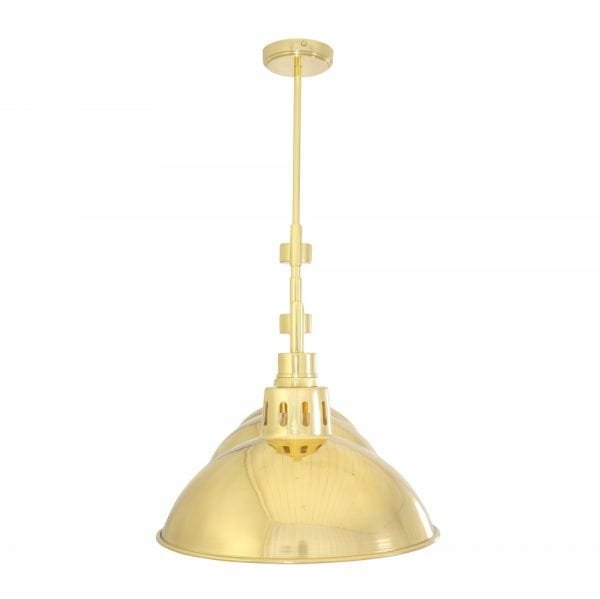 Georgia Industrial Bar Pendant Large Single - 3 Arm Pendants Great Lighting UK Ltd